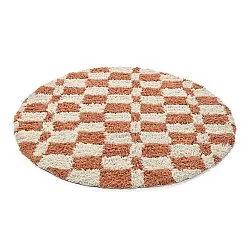 Okrągły dywan - Atrani Natural Cotton Shaggy (pomarańczowy)