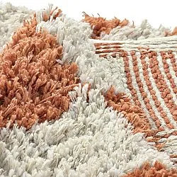 Okrągły dywan - Atrani Natural Cotton Shaggy (pomarańczowy)