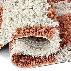 Okrągły dywan - Atrani Natural Cotton Shaggy (pomarańczowy)