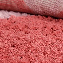 Dywany shaggy - Amira Natural Cotton Shaggy (różowy)