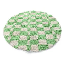 Okrągły dywan - Atrani Natural Cotton Shaggy (zielony)