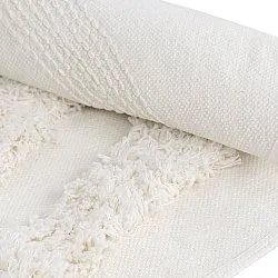 Okrągły dywan - Cazorla Natural Cotton Shaggy (białawy)