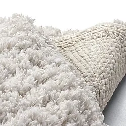 Okrągły dywan - Combarro Solid Cotton Shaggy (krem)