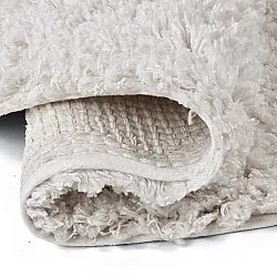 Okrągły dywan - Combarro Solid Cotton Shaggy (krem)