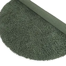 Okrągły dywan - Combarro Solid Cotton Shaggy (zielony)