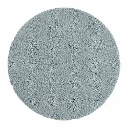 Okrągły dywan - Combarro Solid Cotton Shaggy (jasnoniebieski)