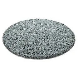 Okrągły dywan - Combarro Solid Cotton Shaggy (jasnoniebieski)