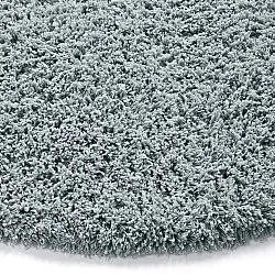 Okrągły dywan - Combarro Solid Cotton Shaggy (jasnoniebieski)