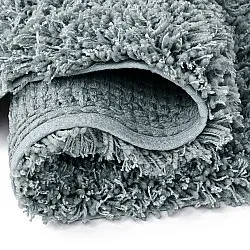 Okrągły dywan - Combarro Solid Cotton Shaggy (jasnoniebieski)