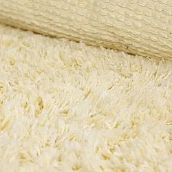 Okrągły dywan - Combarro Solid Cotton Shaggy (jasnożółty)