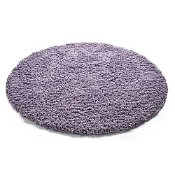 Okrągły dywan - Combarro Solid Cotton Shaggy (jasnofioletowy)
