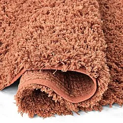 Okrągły dywan - Combarro Solid Cotton Shaggy (jasnopomarańczowy)