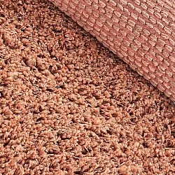 Okrągły dywan - Combarro Solid Cotton Shaggy (jasnopomarańczowy)