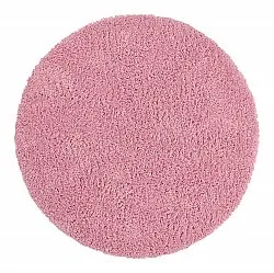 Okrągły dywan - Combarro Solid Cotton Shaggy (jasnoróżowy)