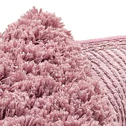 Okrągły dywan - Combarro Solid Cotton Shaggy (jasnoróżowy)