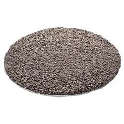 Okrągły dywan - Combarro Solid Cotton Shaggy (taupe)