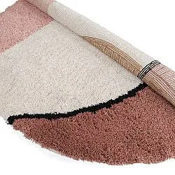 Okrągły dywan - Perast Natural Cotton Shaggy (wielokolorowy)