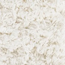 Okrągły dywan - Sivota Natural Cotton Shaggy (białawy)