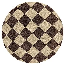 Okrągły dywan - Albi (brązowy/beżowy)
