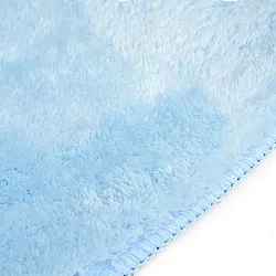 Okrągły dywan - Aranga Super Soft Fur (jasnoniebieski)