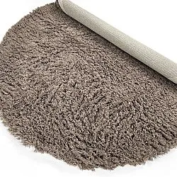 Okrągły dywan - Aliste Wool Shaggy (brązowy)