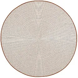 Okrągły dywan - Indoor/Outdoor Arlo (pomarańczowy)