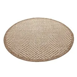 Okrągły dywan - Indoor/Outdoor Donora (brązowy)