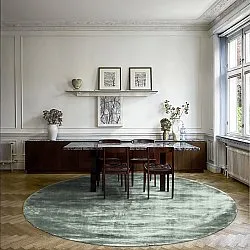 Okrągły dywan - Jodhpur Special Luxury Edition (zielony)