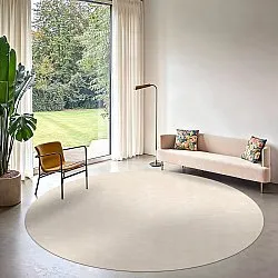 Okrągły dywan - Jodhpur Special Luxury Edition Wiskozy (beżowy)