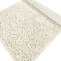 Dywany shaggy - Fassale Hand Woven Wool Shaggy (biały)