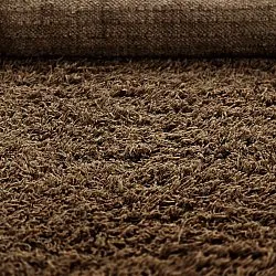 Dywany shaggy - Melilla Hand Woven Wool Shaggy (brązowy)