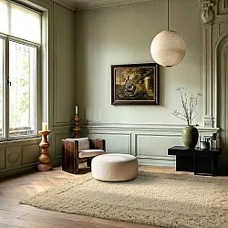 Dywany shaggy - Melilla Hand Woven Wool Shaggy (natura)