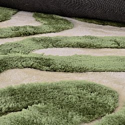 Dywany shaggy - Akaba (krem/zielony)