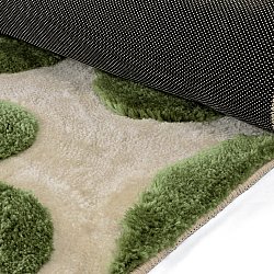 Dywany shaggy - Akaba (krem/zielony)