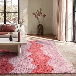 Dywany shaggy - Amira Natural Cotton Shaggy (różowy)