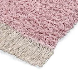 Dywany shaggy - Amira Natural Cotton Shaggy (różowy)
