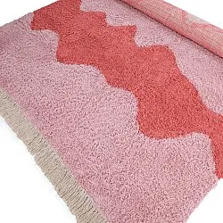 Dywany shaggy - Amira Natural Cotton Shaggy (różowy)