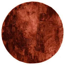 Okrągły dywan - Aranga Super Soft Fur (czerwony)