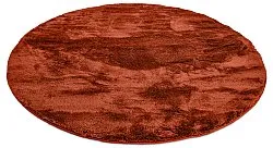 Okrągły dywan - Aranga Super Soft Fur (czerwony)