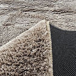 Owalny dywan shaggy - Aranga Super Soft Fur (brązowy)