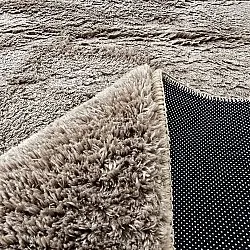 Owalny dywan shaggy - Aranga Super Soft Fur (brązowy)