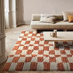 Dywany shaggy - Atrani Natural Cotton Shaggy (pomarańczowy)
