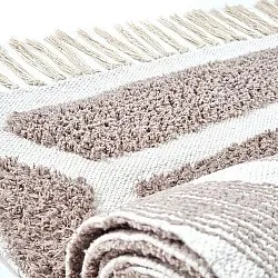 Dywany shaggy - Callista Natural Cotton Shaggy (kolor ciemnoszary)