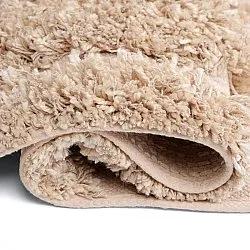 Dywany shaggy - Cazorla Natural Cotton Shaggy (beżowy)