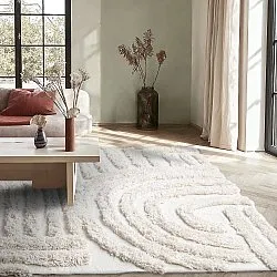 Dywany shaggy - Cazorla Natural Cotton Shaggy (białawy)