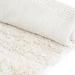 Dywany shaggy - Cazorla Natural Cotton Shaggy (białawy)