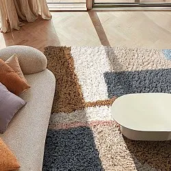 Dywany shaggy - Cefalu Natural Cotton Shaggy (wielokolorowy)