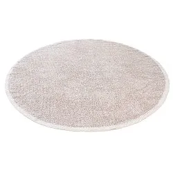 Okrągły dywan - Celina Natural Cotton Shaggy (ciemnoszary/lawendowy)