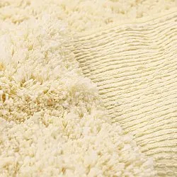 Dywany shaggy - Combarro Solid Cotton Shaggy (jasnożółty)