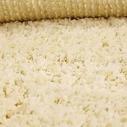 Dywany shaggy - Combarro Solid Cotton Shaggy (jasnożółty)